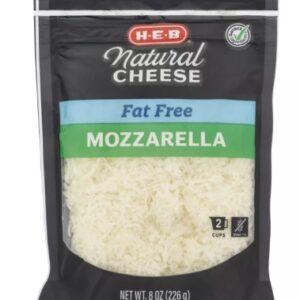 H‑E‑B Fat Free Mozzarella Shredded Cheese