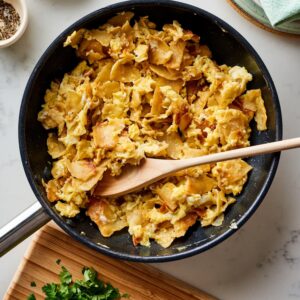 Scrambled Eggs with Corn Tortillas (Migas)